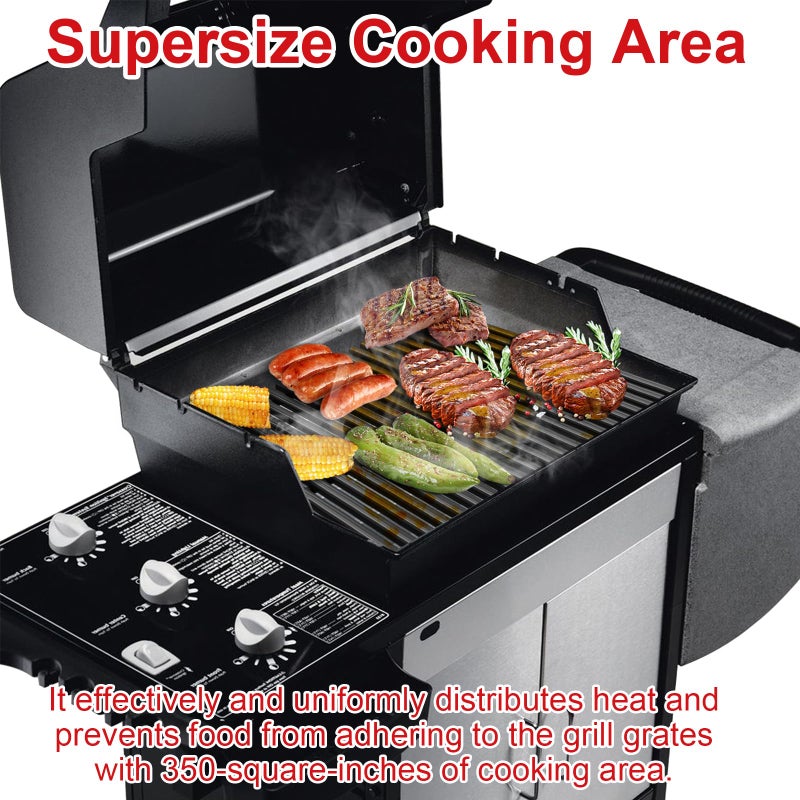 DELSbbq 17.4" x 11.8" Grill Cooking Grates for Weber Spirit 300, Spirit 700, Genesis Silver B/C, Genesis Gold B/C, Genesis Platinum B/C, Genesis 1000-3500,Grill Grates Replacement for 7525 7526 7638 - Image 5